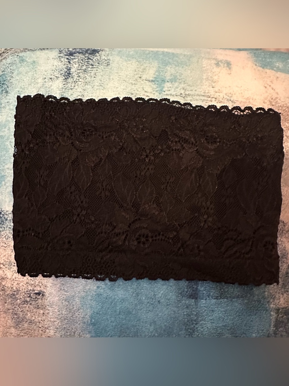 Black Lace Bandeau Bralette - Women Intimates